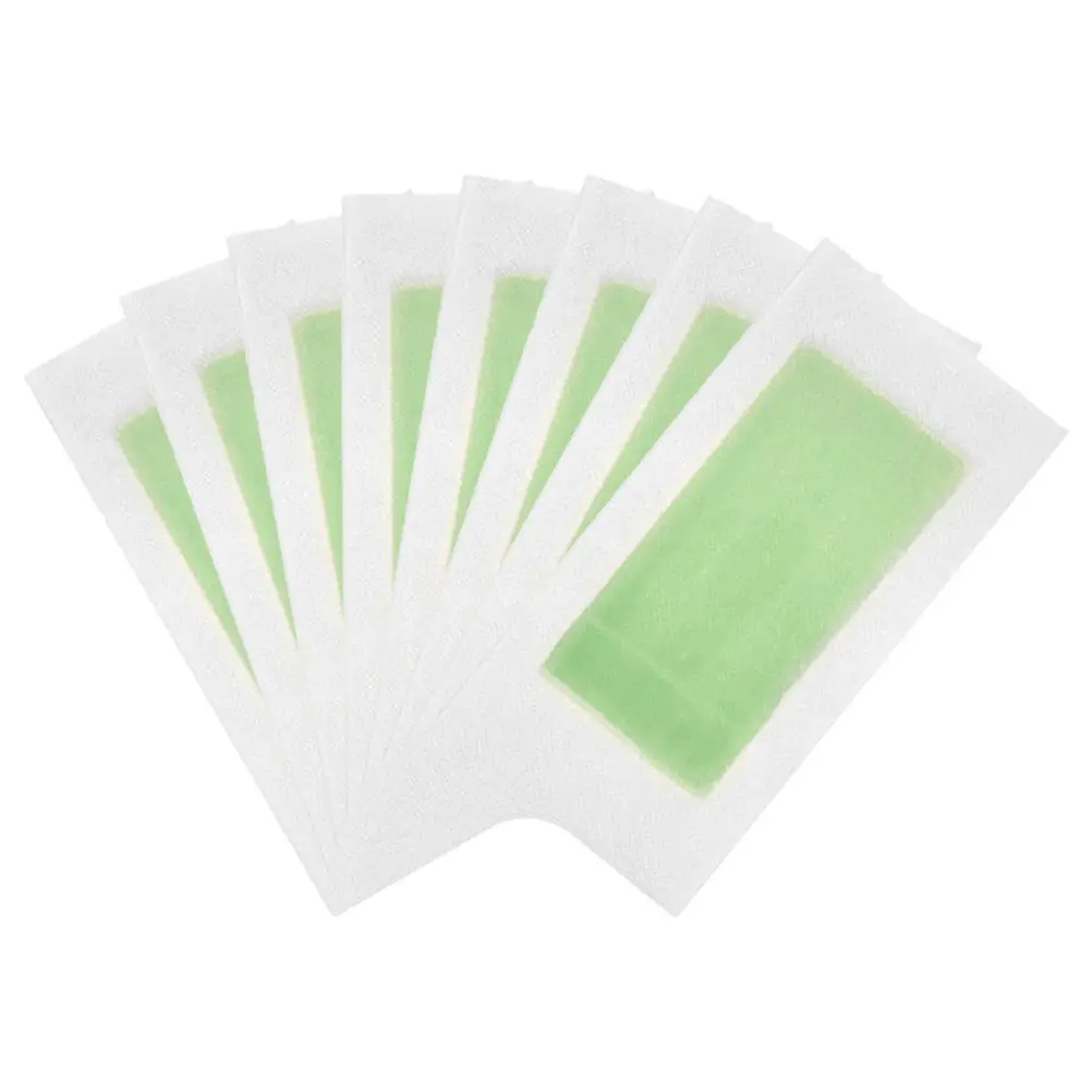 

8 восковых полосок для удаления волос на теле, лице, ногах, руках, подмышках, бровях, верхней губе, груди, спине, интимной зоне. Мягкие и нежные.