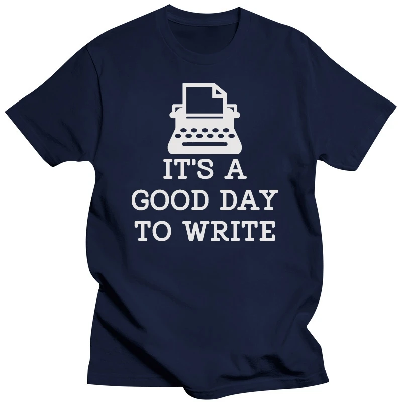 It??s a good day to write typewriter stories writer novel book Tshirt for Men