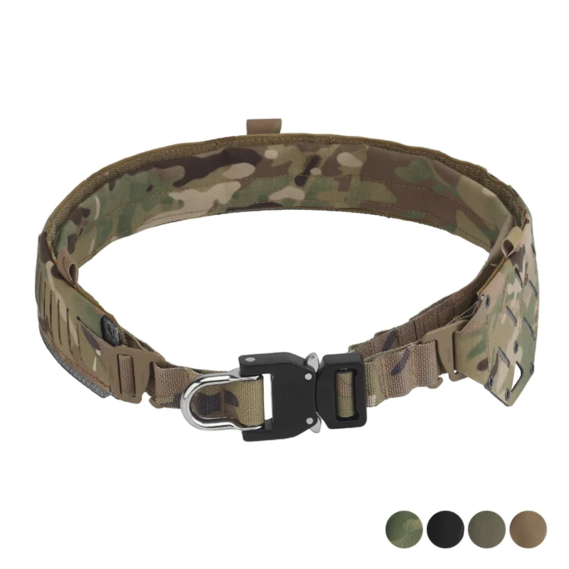 

Lightweight Dual-Layer MOLLE Belt Quick Release Metal Buckle System for Hunting & Airsoft Outdoor Gear Equipment