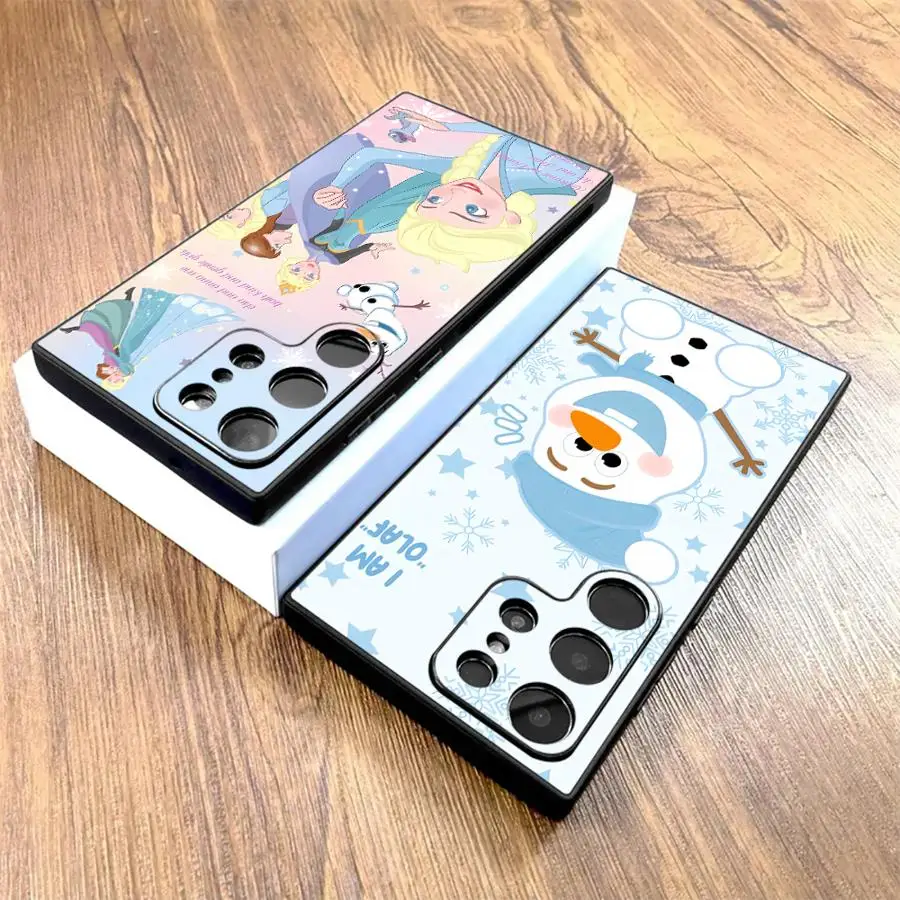 حافظة لهاتف سامسونج جالاكسي S22 S25 + S21 S24 + S24 Plus S20 S23 FE S25 Ultra S9 غطاء هاتف خلفي ناعم #1