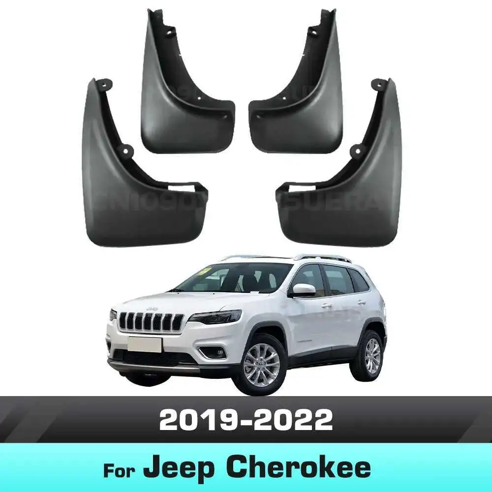 

Fender For Jeep Cherokee 2019-2022 2020 2021 Mudguard Mud Flaps Guard Splash Flap Mudguards Car Accessories