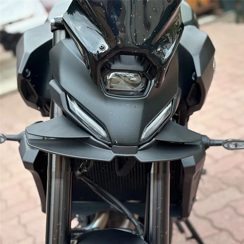 Motorcycle Downforce Winglet Aerodynamic Wing For MT07 2025 2026 Motorcycle Front Spoiler