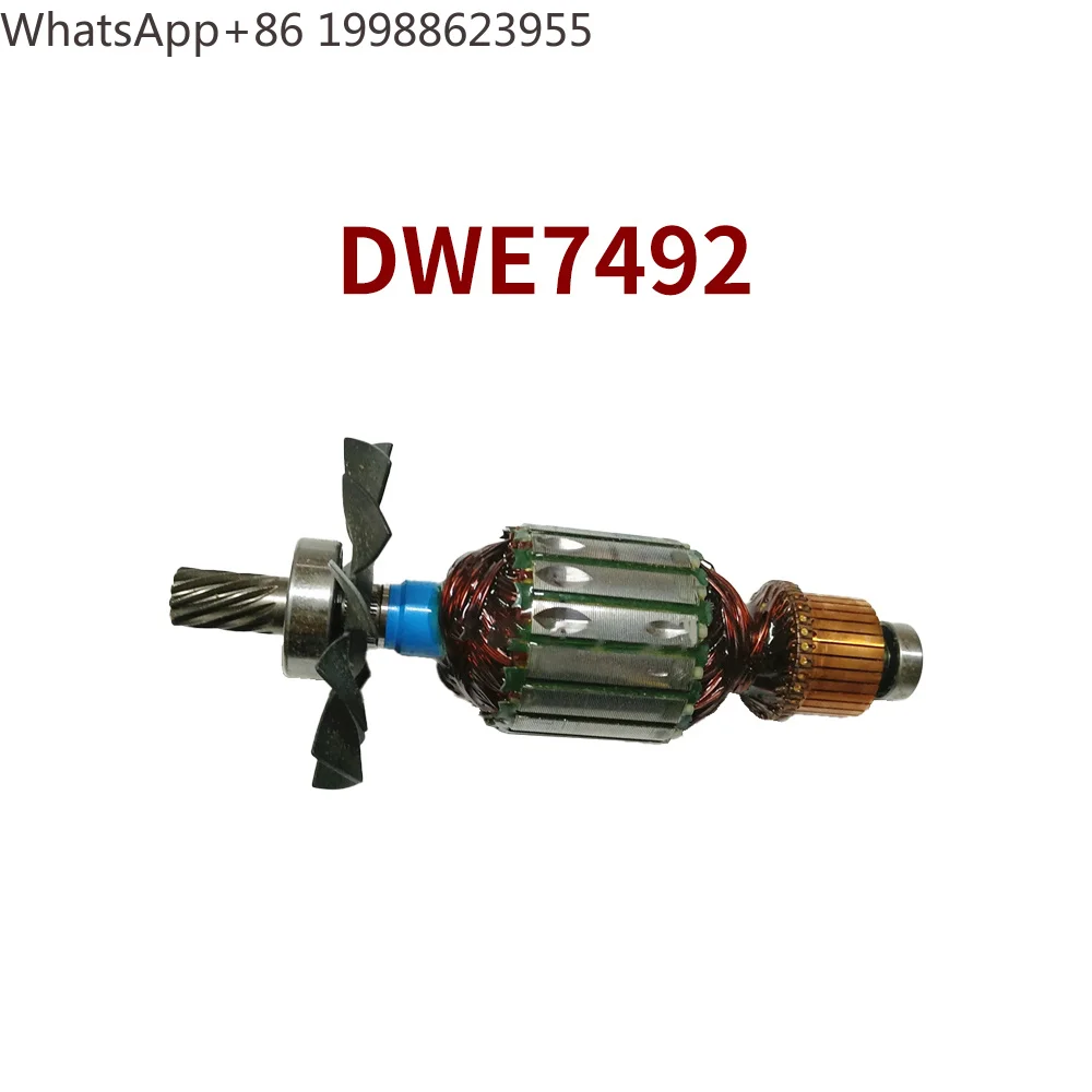 AC220-240V Armature Rotor Anchor for DEWALT DWE7492 Table Saw Power Tool Replacement Part