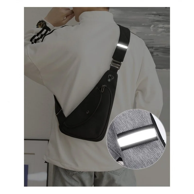Oxford Chest  Bags Men Women Bag Waterproof Travel Pack Single-Shoulder