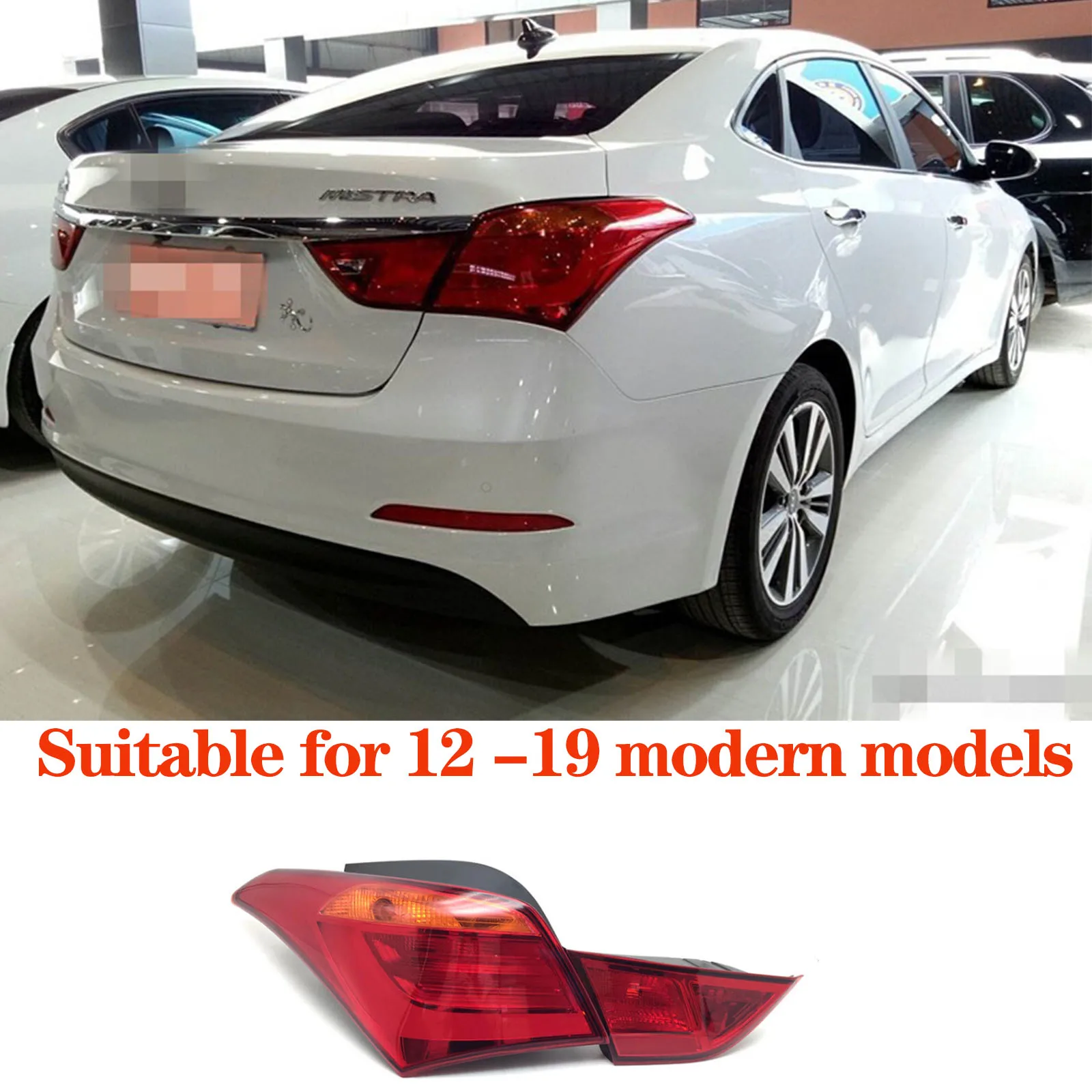 Rear Low-end Taillights Semi Assembly for Beijing Hyundai Mingtu - Reverse & Brake Lights Auto Lamp Replacement