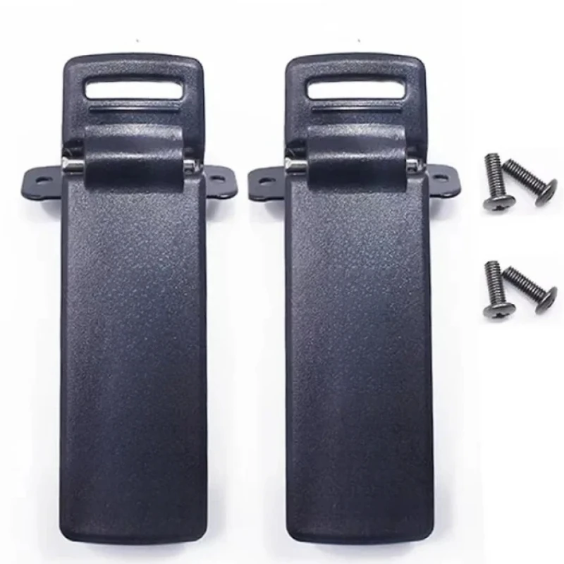 1/2 pcs Belt Clip with Screrws For Baofeng UV5R UV-5RA UV-5RE DM-5R Plus Walkie Talkie two way radio
