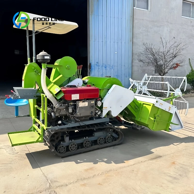 Customized Combine Harvester 16.4kw Gear Drive High Safety for Rice Wheat Corn Beans Soybean Peanut Reaper Machine