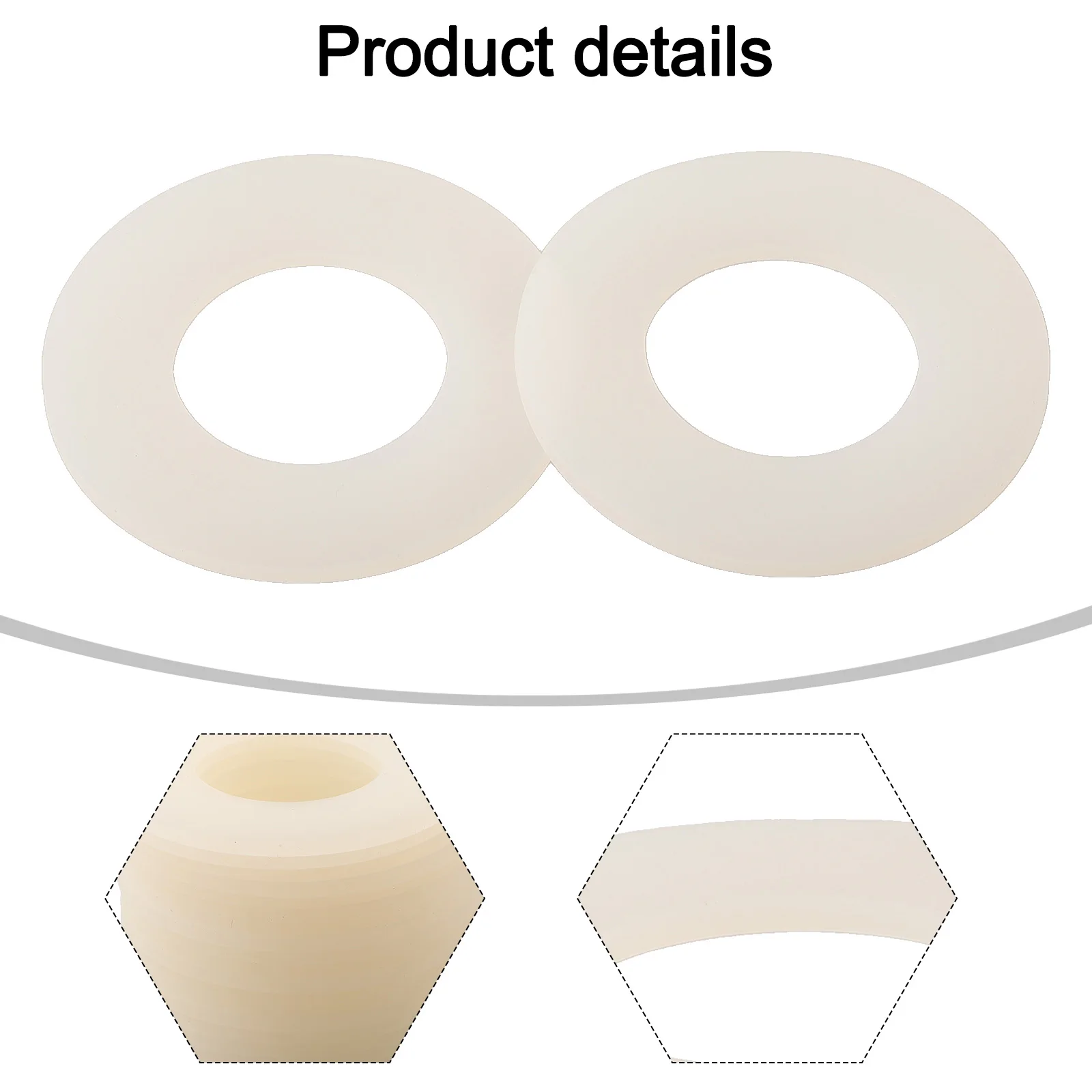 20 peças para banheiro borracha de silicone válvula de descarga vedação arruela diafragma 816.418.00. OD 63mm ID32mm Arruela de vedação para banheiro doméstico