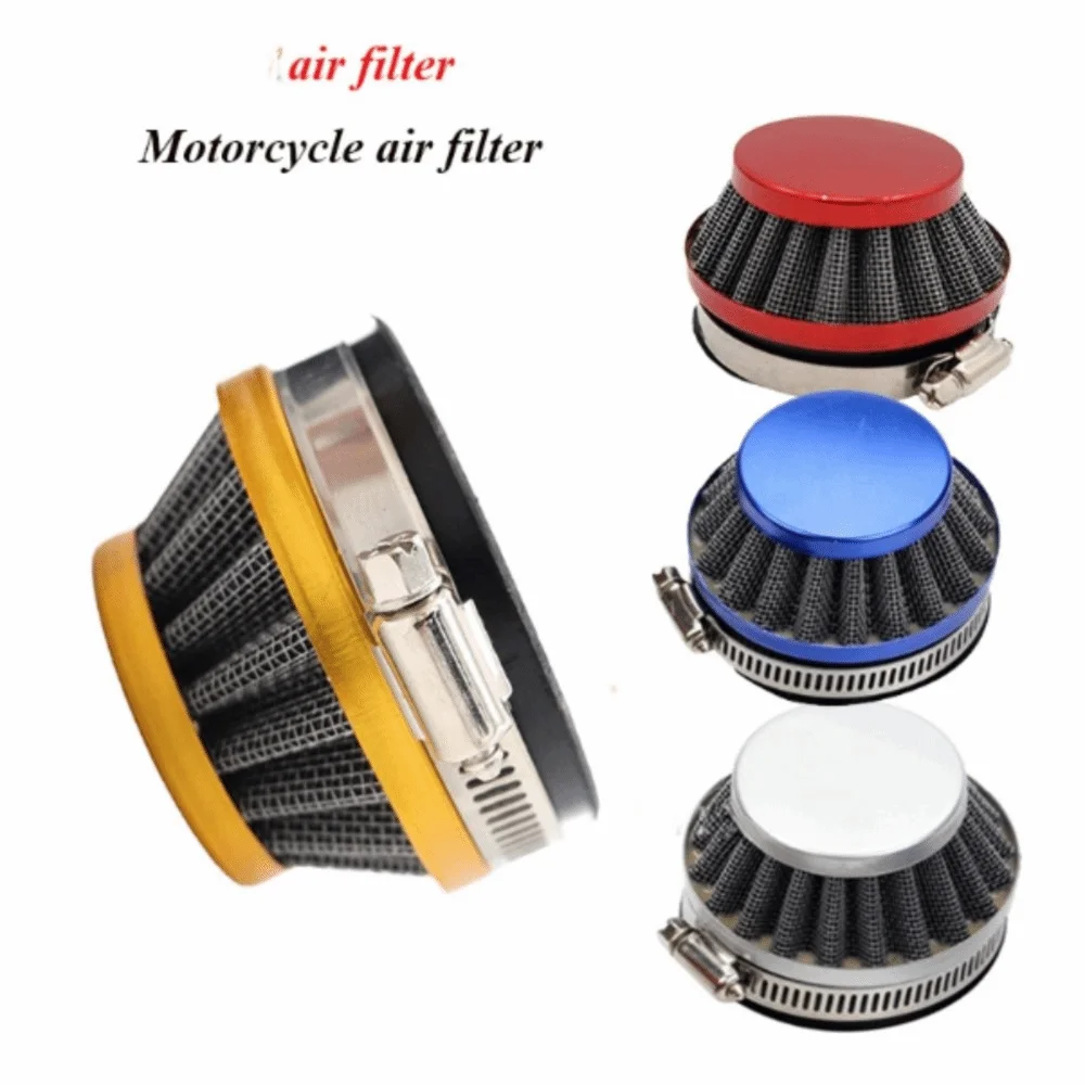 58mm Motorcycle Air Filter Modification Kit Intake Tube Performance Air Filter 44mm Air Filter Cleaner Pocket Bike