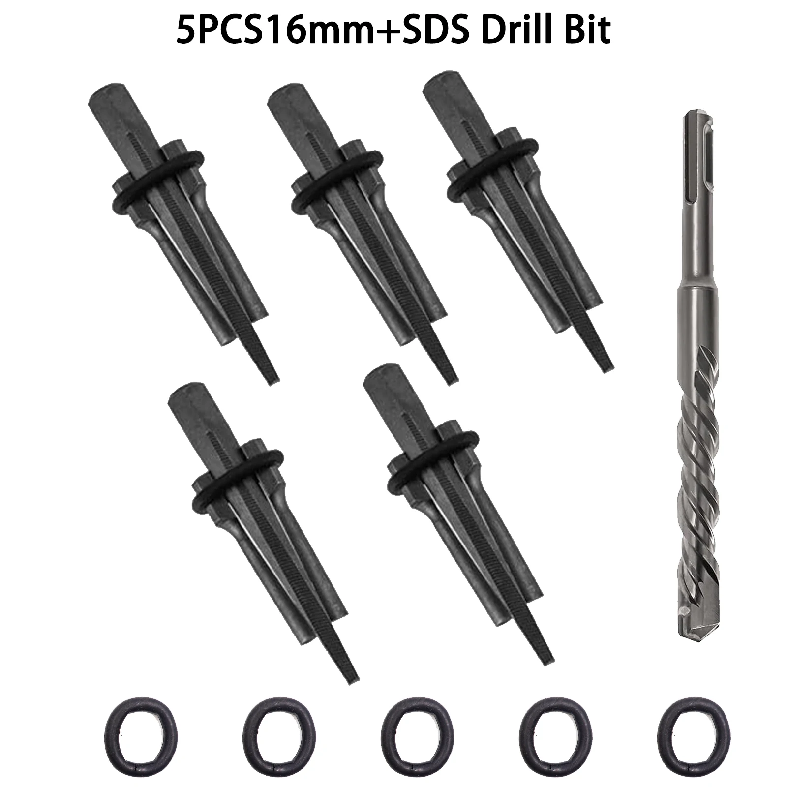 حجر الفاصل عالية صلابة روك الفاصل إسفين SDS مثقاب الخشب عالية الكربون الصلب ورشة عمل أدوات يدوية 5X16 مللي متر مقسم الصخور #4