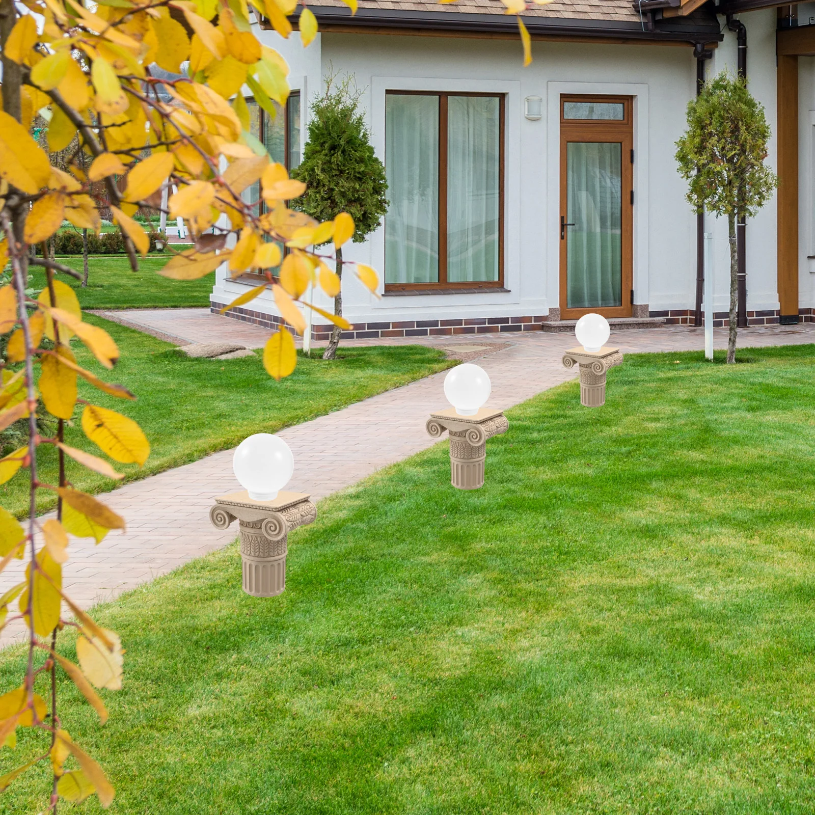 

Exquisite Acrylic Globe Lampshade Easy Install Remove Patio Wall Light Cover Replacement Shade Unique Lamp Shade