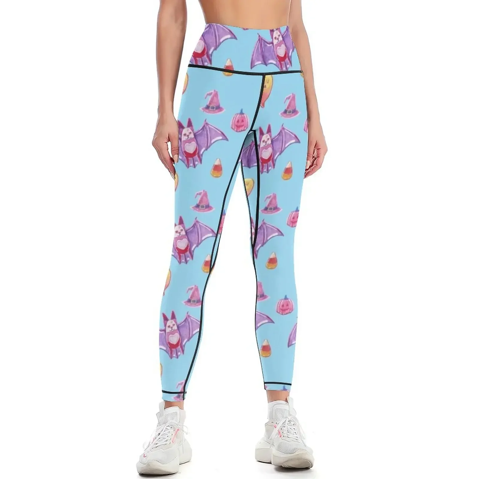 

Blue Spooky Gummies Leggings joggers for gym womans Sportswear woman gym Sports pants woman Womens Leggings