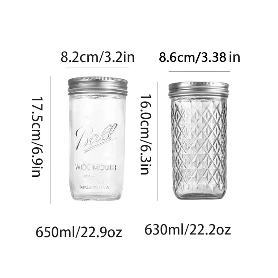 650ml Glas-Kaffeetasse mit Strohhalm-Deckel Transparente Trinkgläser Glastasse für Tee Saft Eiskaffee Becher Trinkwaren – Detail 1