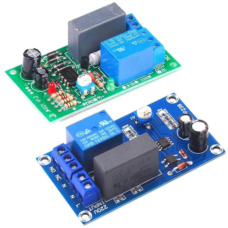 

10pcs/lot 220V10A Relay Board Power ON Delay Disconnection Circuit Module Corridor Switch Staircase Light 65X38mm