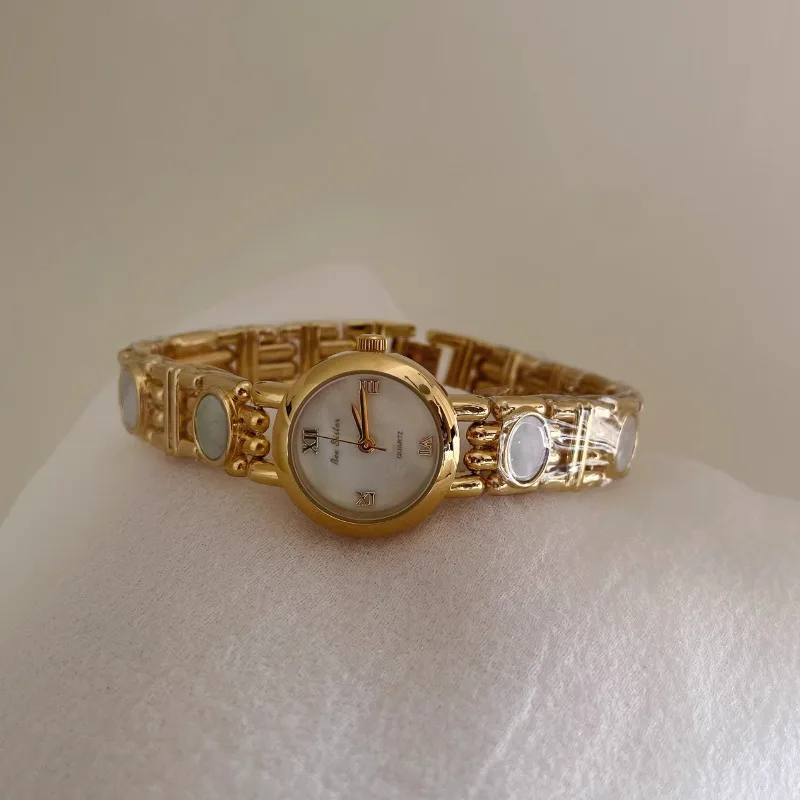 Women's Watch Elegant Luxury Jade Bracelet Quartz Watches Gift For Women 2025 New High Quality Waterproof Wristwatch
