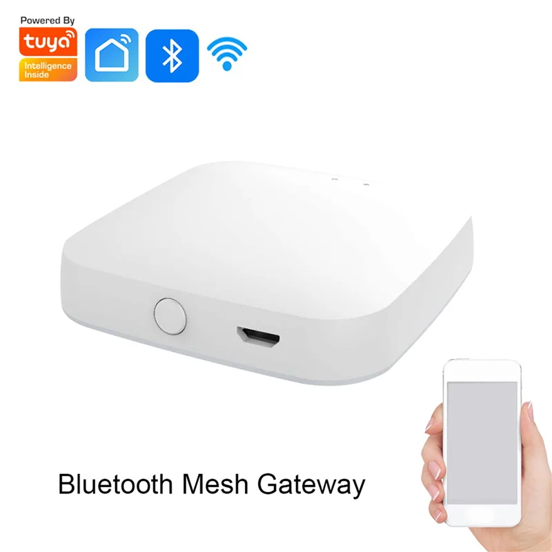 Tuya Bluetooth Gateway Hub Smart Home Bridge Tuya Dispositivo Bluetooth funciona con la aplicación remota Smart Life Control