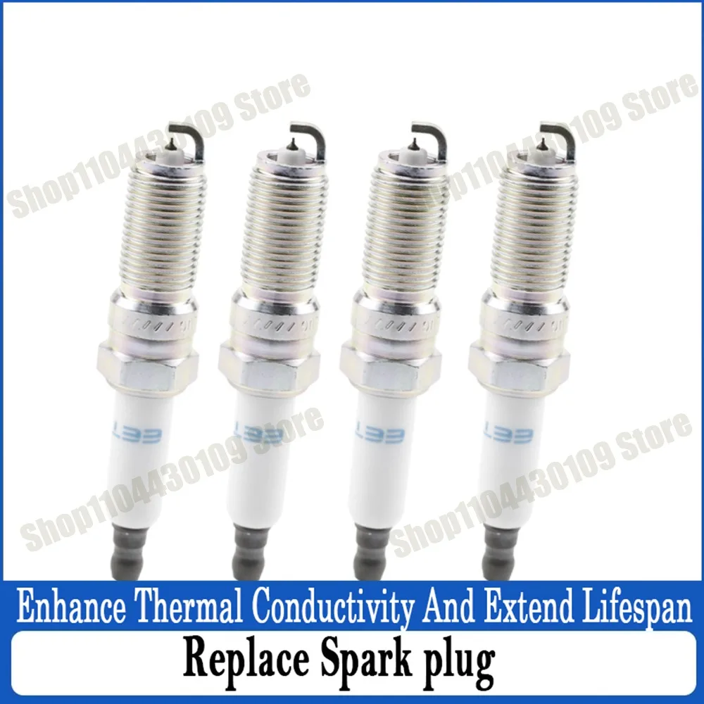 

1-4Pcs Iridium Platinum Spark Plug For Cadillac CTS XTS ATS XT5 CT6 Chevrolet Camaro Equinox Buick GL8 Regal 12642791 12680076
