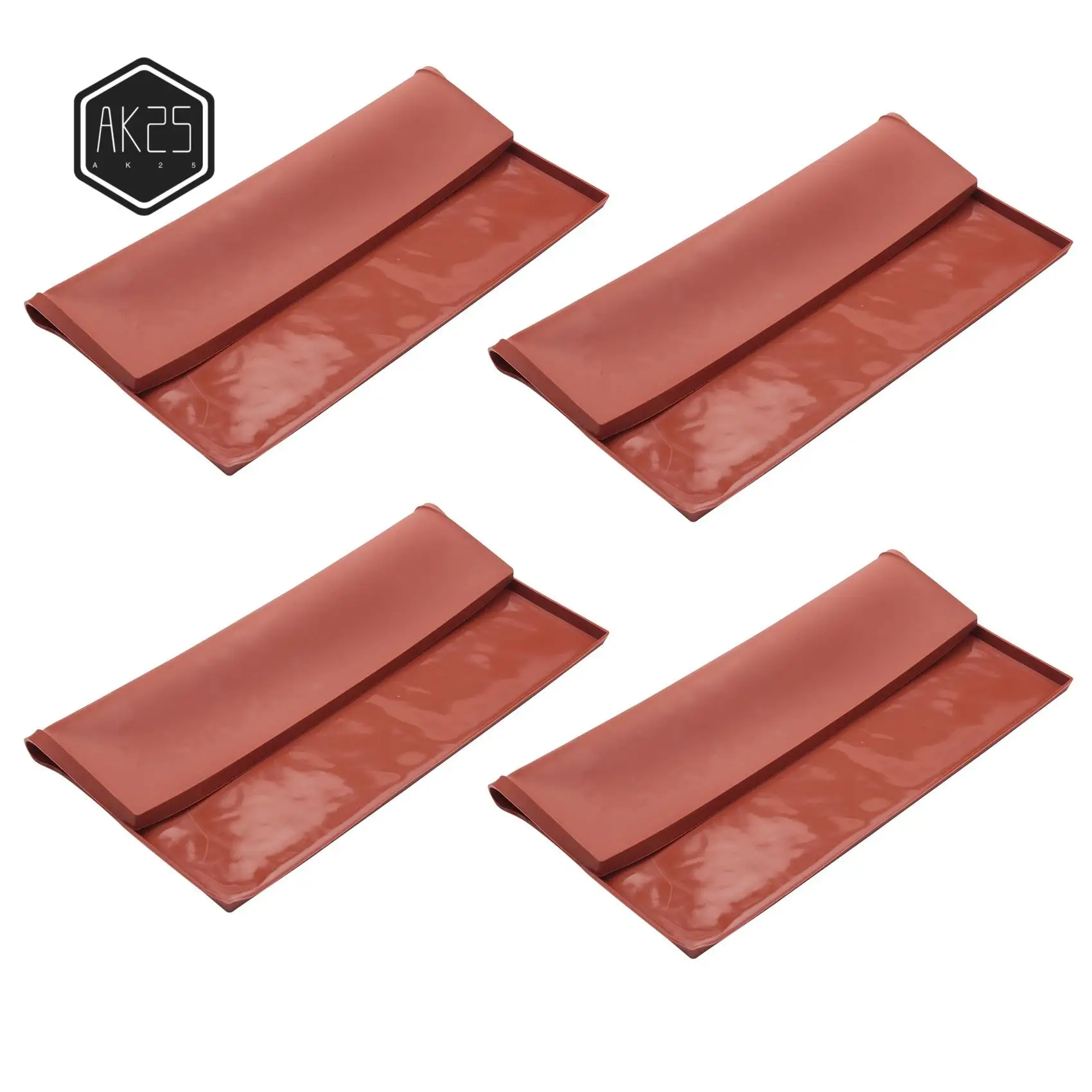 

AK25-4PCS Силиконовые коврики для дегидратора с краем - совместимые силиконовые листы, антипригарный силиконовый вкладыш для лотка, высокая температура