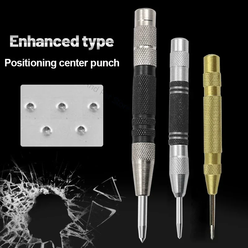 

Automatic Centre Punch General Automatic Punch Woodworking Metal Drill Adjustable Spring Loaded Automatic Punch Hand Tools Sets