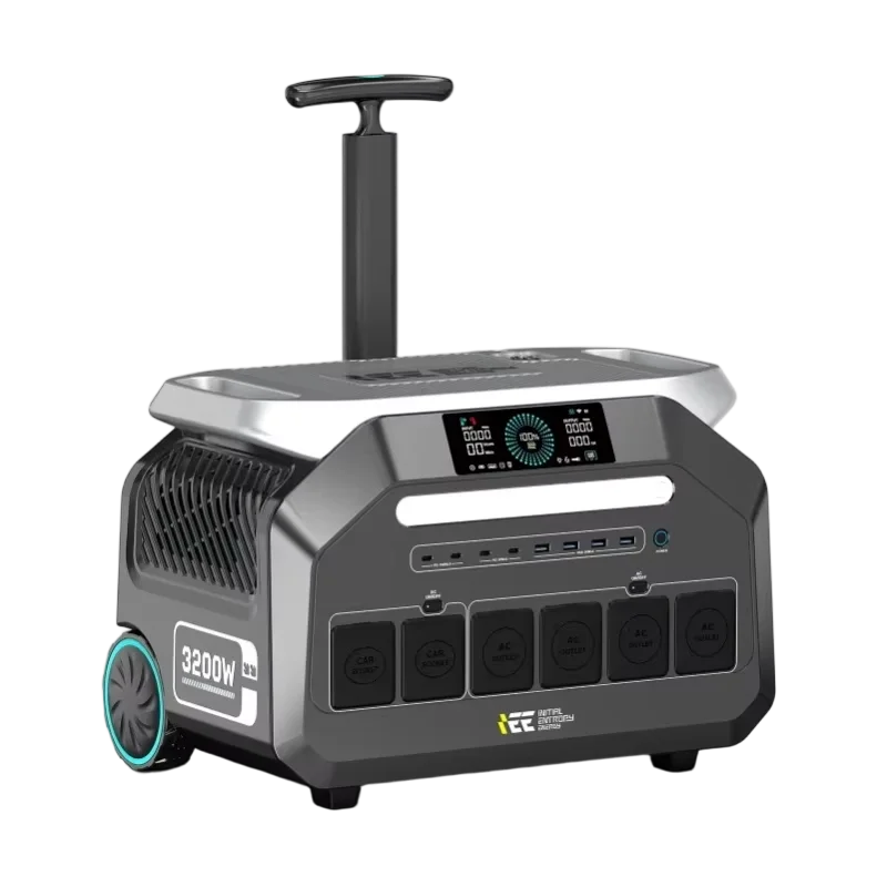 IEE P3200 Powerstation 2048Wh |   3200W reine Sinuswellenleistung |   1800W Schnellladung |   A-Klasse LiFePO4 |   Notstromversorgung für Zuhause, Wohnmobil und Camping – Ultimative Leistung