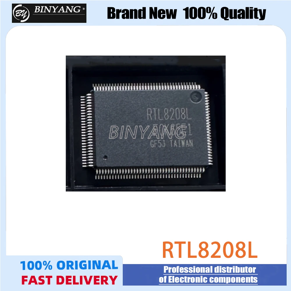 (1 Piece)  RTL8208L RTL8212B RTL8309E RTL8367 RTL8367R RTL8370N RTL8198D  QFP New Original