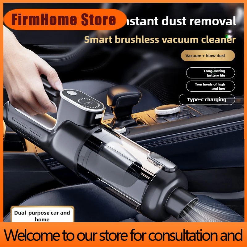 FirmHome StorePortable Vacuum Cleaner Wireless Multifunction Brushless Vacuum Cleaner For Home And Car Use Mini High-power Car D