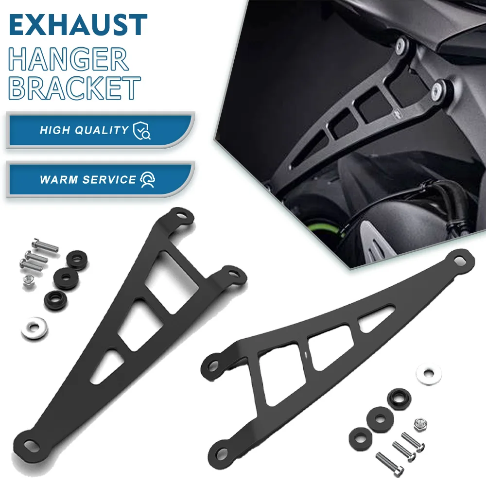 

FOR KAWASAKI ZX6R 2009-2023 Exhaust Hanger Bracket Ninja ZX-6R/40th Anniversary Edition 2025 2024 Muffler Exhaust Hanger Holder