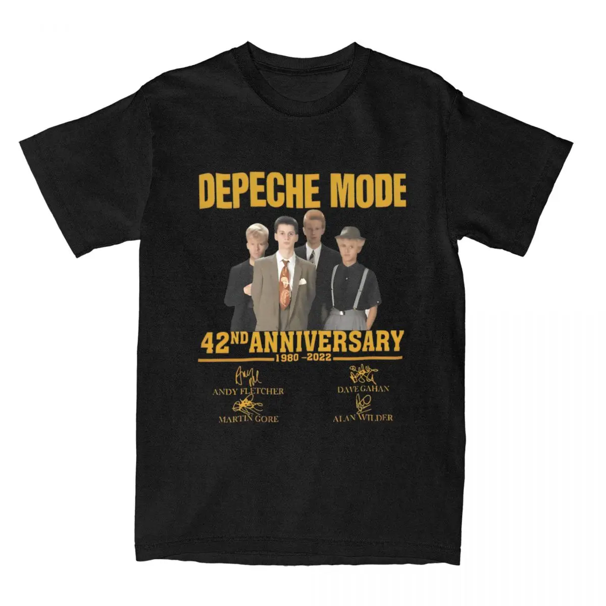 The Musician Depeche Modes Live Memories 2024 World Tour T Shirts Merch Men Women Cotton Novelty T-shirt Short Sleeve Clothing