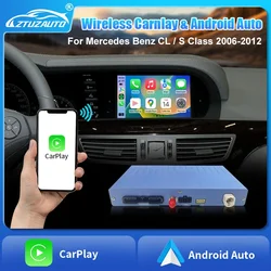 Wireless CarPlay for Mercedes Benz S-Class / CL W221 2006-2012 ,with Android Auto Mirror Link AirPlay Car Play  Functions