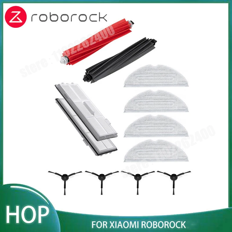 Roller Main Brush Hepa Filter Side Brush Mop Cloths for Roborock S8 S8 PLUS S8+ S8 Pro Ultra Vacuum Cleaner parts