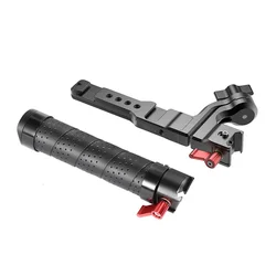 Gimbal Stabilizer Handle Foldable Grip Extension Holder Cold Boots 1/4 Port for DJI Ronin RS 2 /RSC 2 /RS 3 /RS 3Pro /RS 3mini