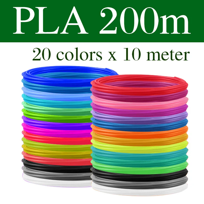 PLA/PCL/ABS  Filament  For 3D Pen Diameter 1.75mm Plastic ,Vivid colors, non repetitive colors, environmentally  Does Not Repeat