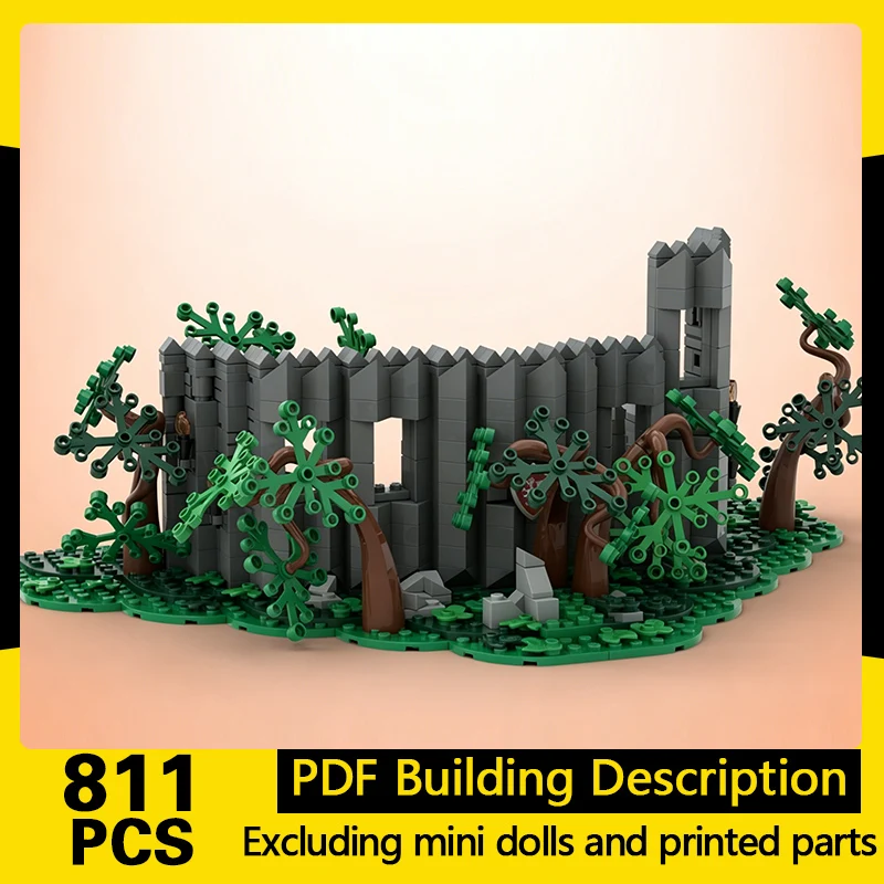 

Medieval Castle Model MOC Building Bricks Ancient Castle Wall Modular Technology Gifts Holiday Assemble Children Toys Suit