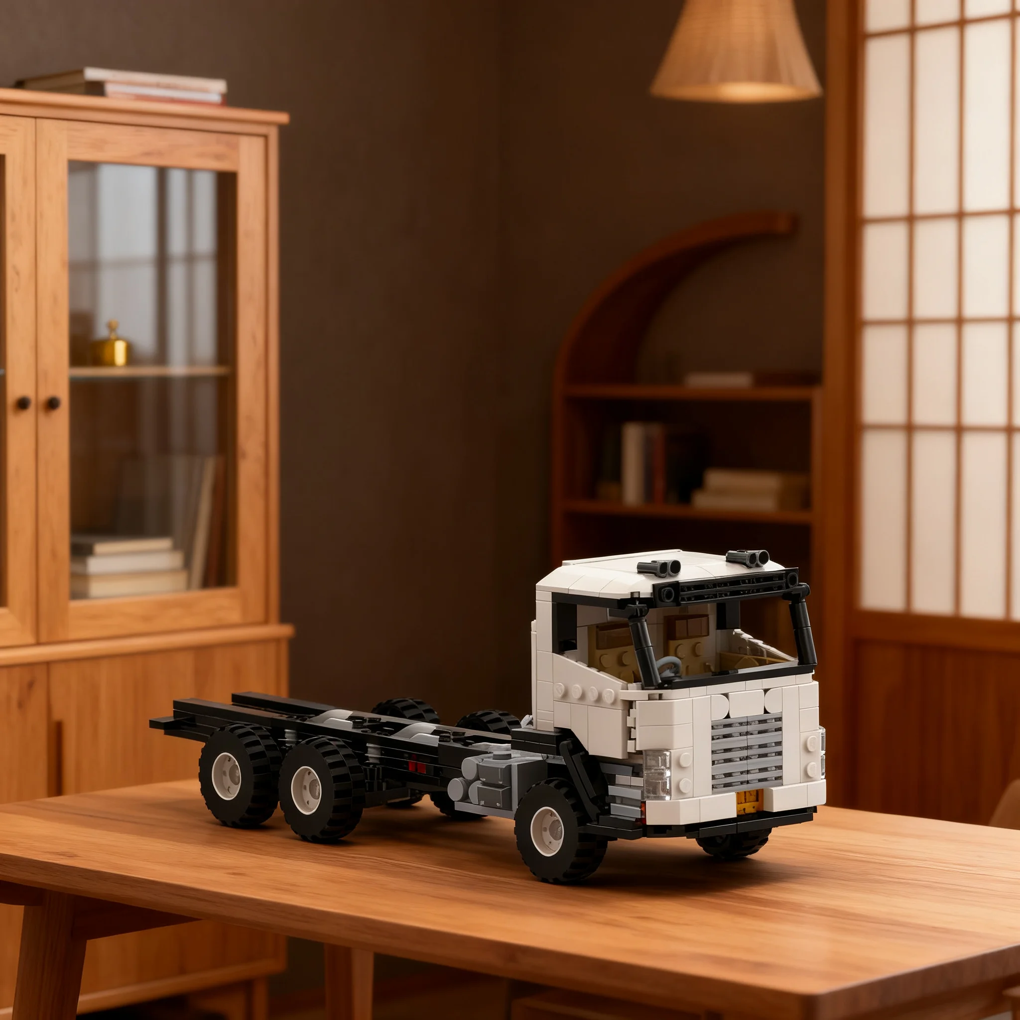 521pcs MOC Legoland Vehicle Scanias R 730 Model Building Blocks Christmas Gift Architecture Toy Creative Display Craft Brick