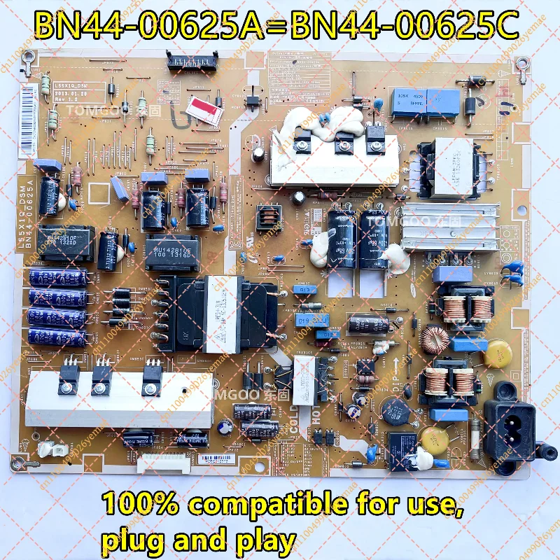 Replacement Power Supply Board BN44-00625A/B/C L55X1Q-DSM, Fully Tested & Functional for Samsung 55