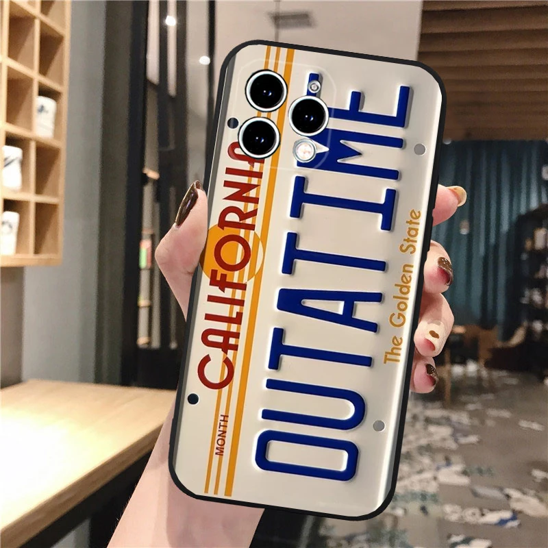 Phone Case For iPhone 17 Pro Max Air 16 15 14 13 Pro Max 15 16 Pro 15Plus SE Retro License Plate  Mobile Phone Case Funda