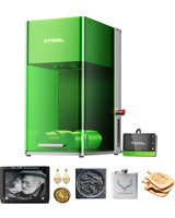 xTool F1 Ultra 20W Fiber & Diode Dual Laser Engraver, 10000mm/s Ultra Fast Laser Engraver and Cutter Machine for Jewelry, Metal
