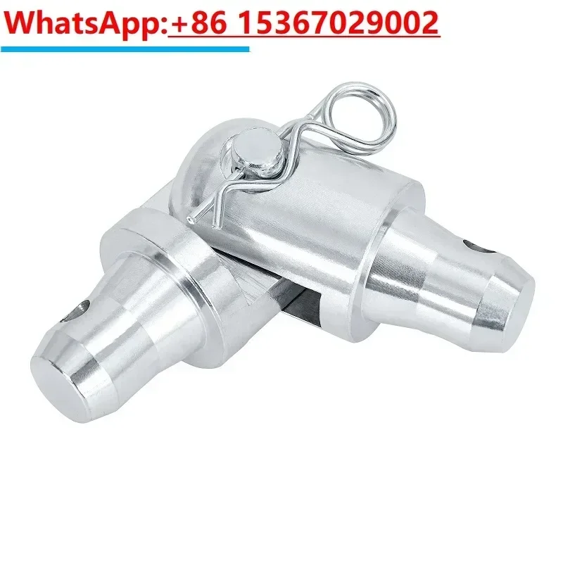 Aluminum alloy stage lighting Spigot joint accessory coupling sleeve flexible hinge square hinge