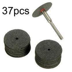 36pcs 24mm Metal Cutting Disc Dremel Grinder Rotary Tool Circular Saw Blade Wheel Cutting Sanding Disc Grinding Wheel Abrasive