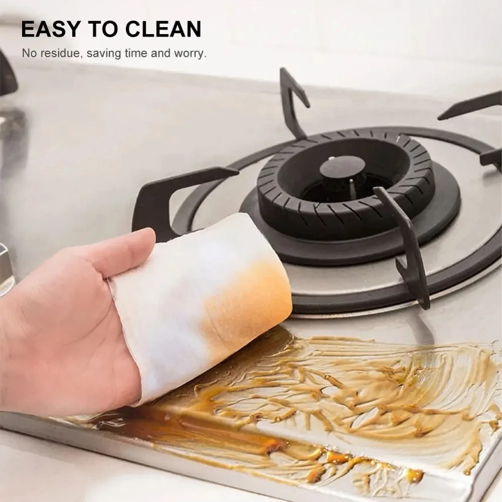 Kitchen Wipes 80pcs/pack Wiping Rag Household Oil Removal Wet Wipes Disposable Range Hood Table Cleaning Cloth Heavy Oil clean