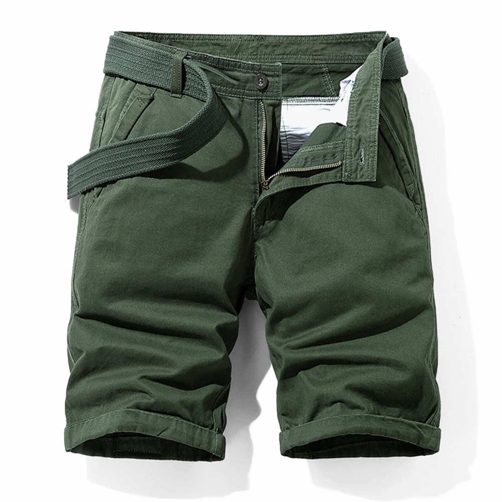 Mens Straight Pants Loose Casual Pockets Trendy Shorts Breathable Simple Sports