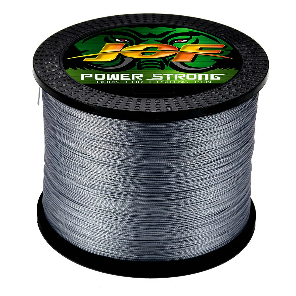 JOF 12 Strands Fishing Line 500M/100M/300/1000M Braided PE Strong Wire Multifilament Durable Sea Saltwater Japan Wire