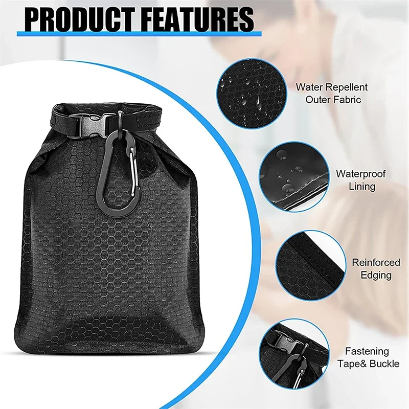 Waterproof Leak-proof Soap Travel Box Set - Quick Drying Evaporative Soap Bag Drying Bag Ventilated Travel Toiletries Organizer view 6
