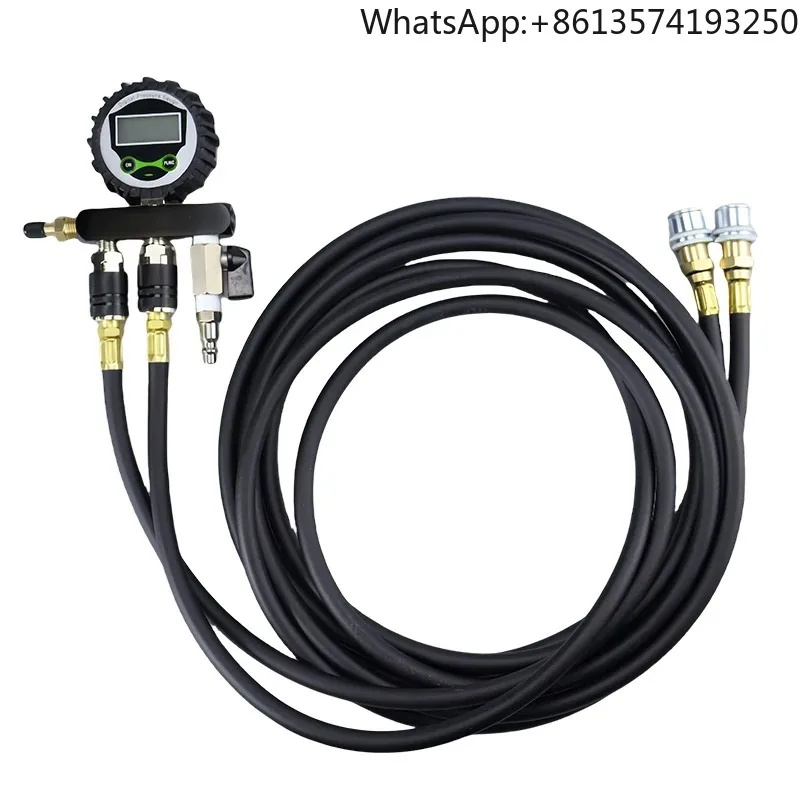 【Best-selling】2024 New 4-way Tire Inflation And Deflation System Off-road Digital Pressure Gauge Hose And Air Chuck