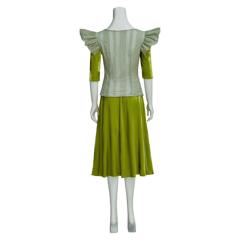 Musical Hadestown Persephone Cosplay Kostüm Frau grünes Kleid Persephone Bühnenkostüm Ballkleid