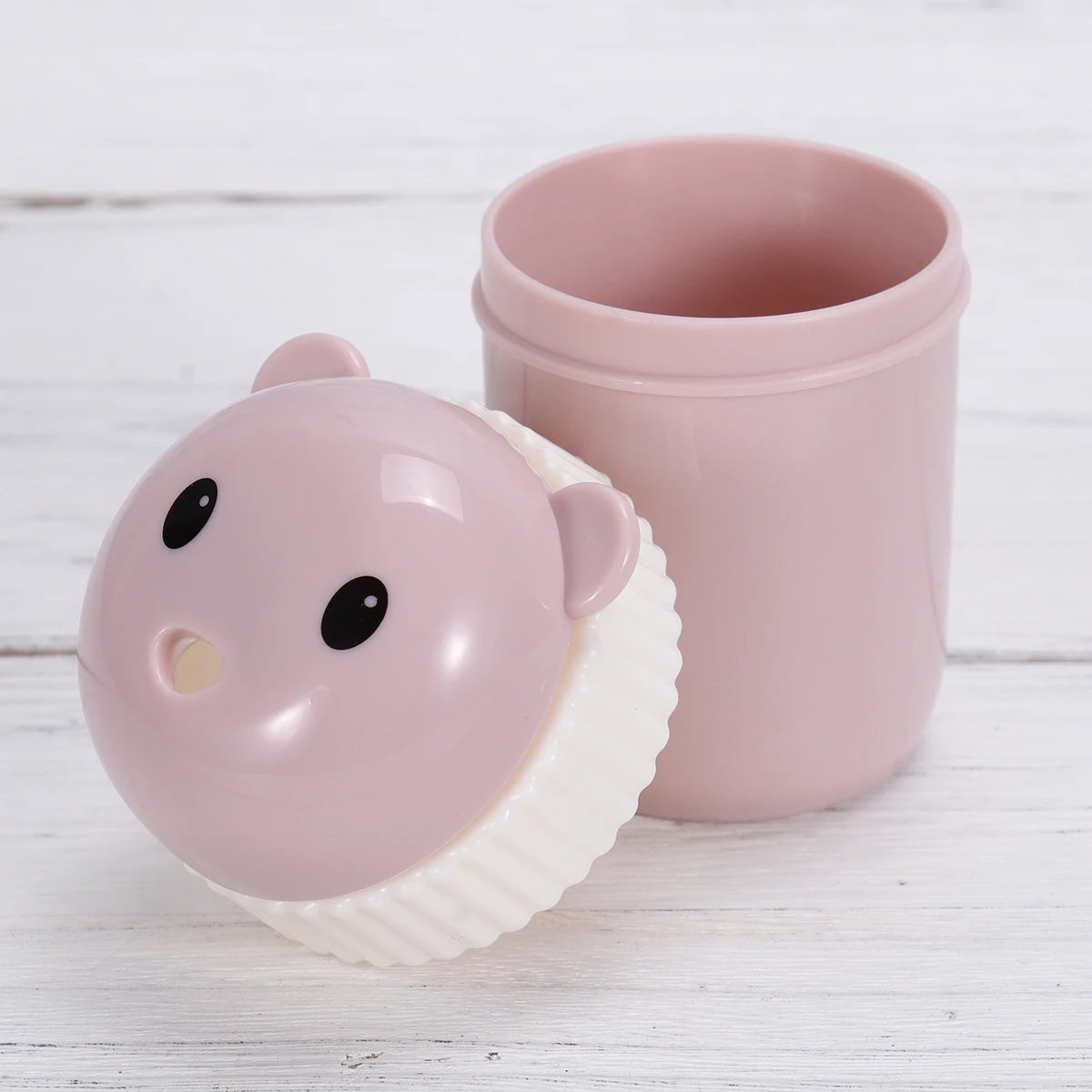 

Toothpick Box Plastic Cartoon Panda Shape Easy Carry Coffee Shop Restaurant Home Use Desktop Car Garden Decoration Dispenser