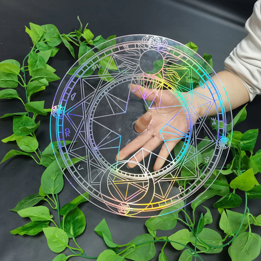 Anime Cardcaptor Sakura Kinomoto Sakura Cosplay Magic Circle Clow Card Tarot Turntable Fashion Party Prop view 4