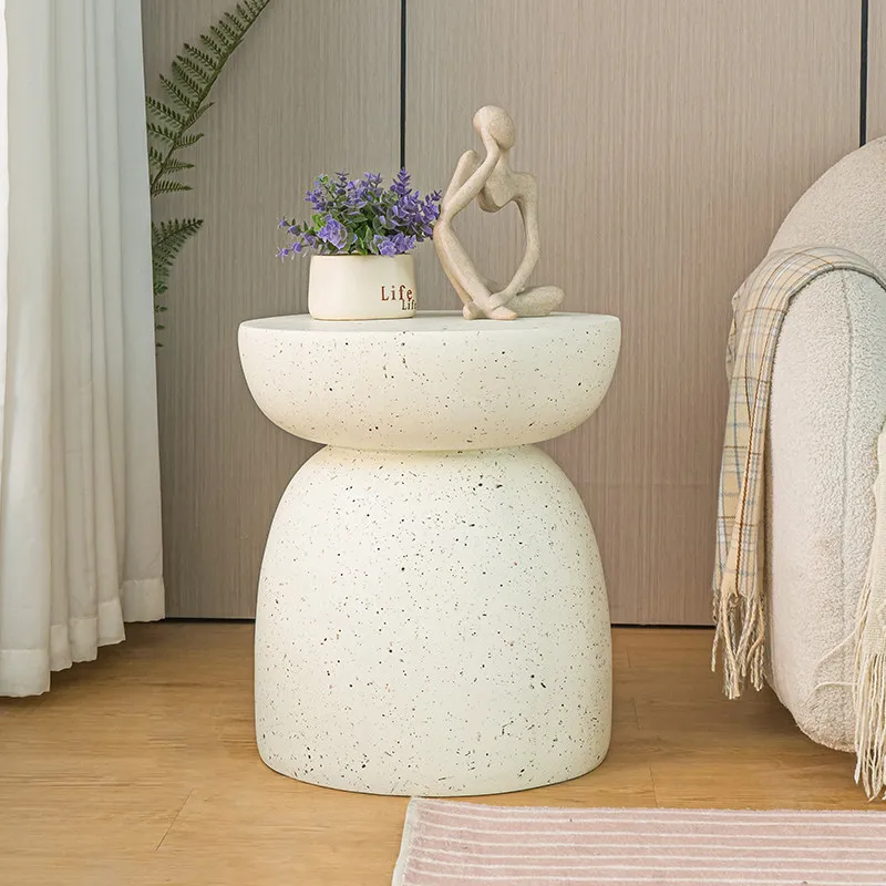 Okrągły luksusowy stolik kawowy do salonu, minimalistyczny luksusowy stolik kawowy, mały stolik do przedpokoju, mesa de centro sala, meble.