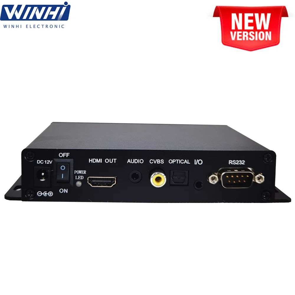 MPC1005 UHD 4K HD-MI Out Push Button/ RS232 Control/ Digital Optical Out Digital Signage TV Media
