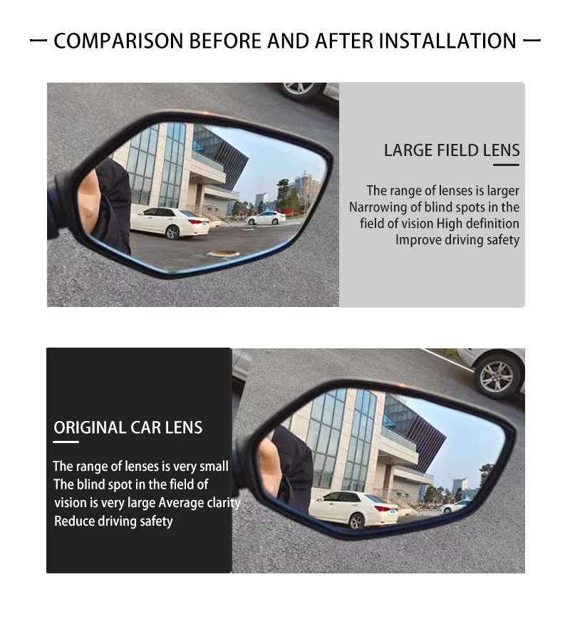 For SYM Cruisym 300 150 MAXSYM400 TL500 508 Joymax Z300 F300 JE150TS Convex Mirror Increase Rearview Mirrors Side View Vision